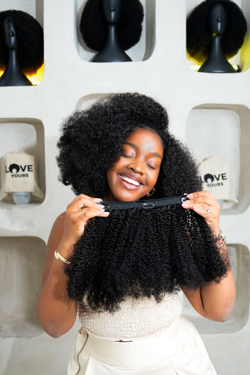 Kinky Coils hair clips