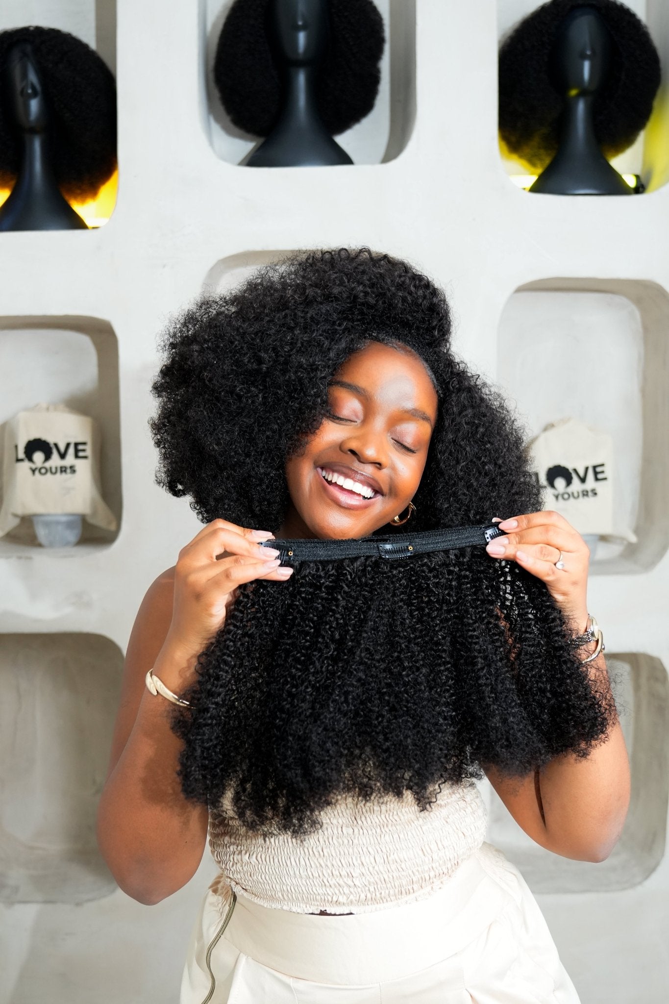 Kinky Coils hair clips